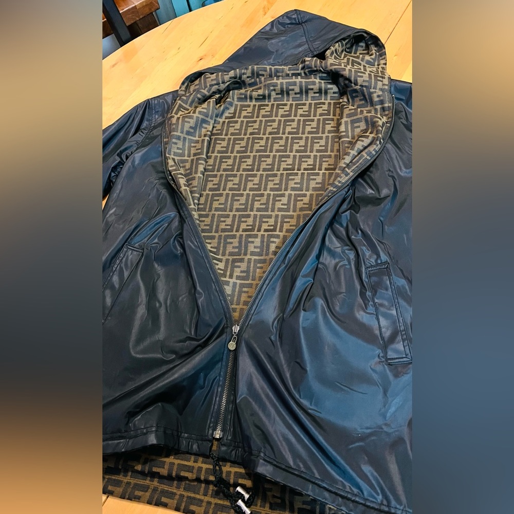 Authentic Fendi FF Reversible Windbreaker Jacket